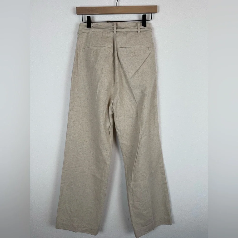 NWT ROARI Louise Trouser Oatmeal 26